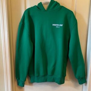 White Fox Boutique Green Hoodie